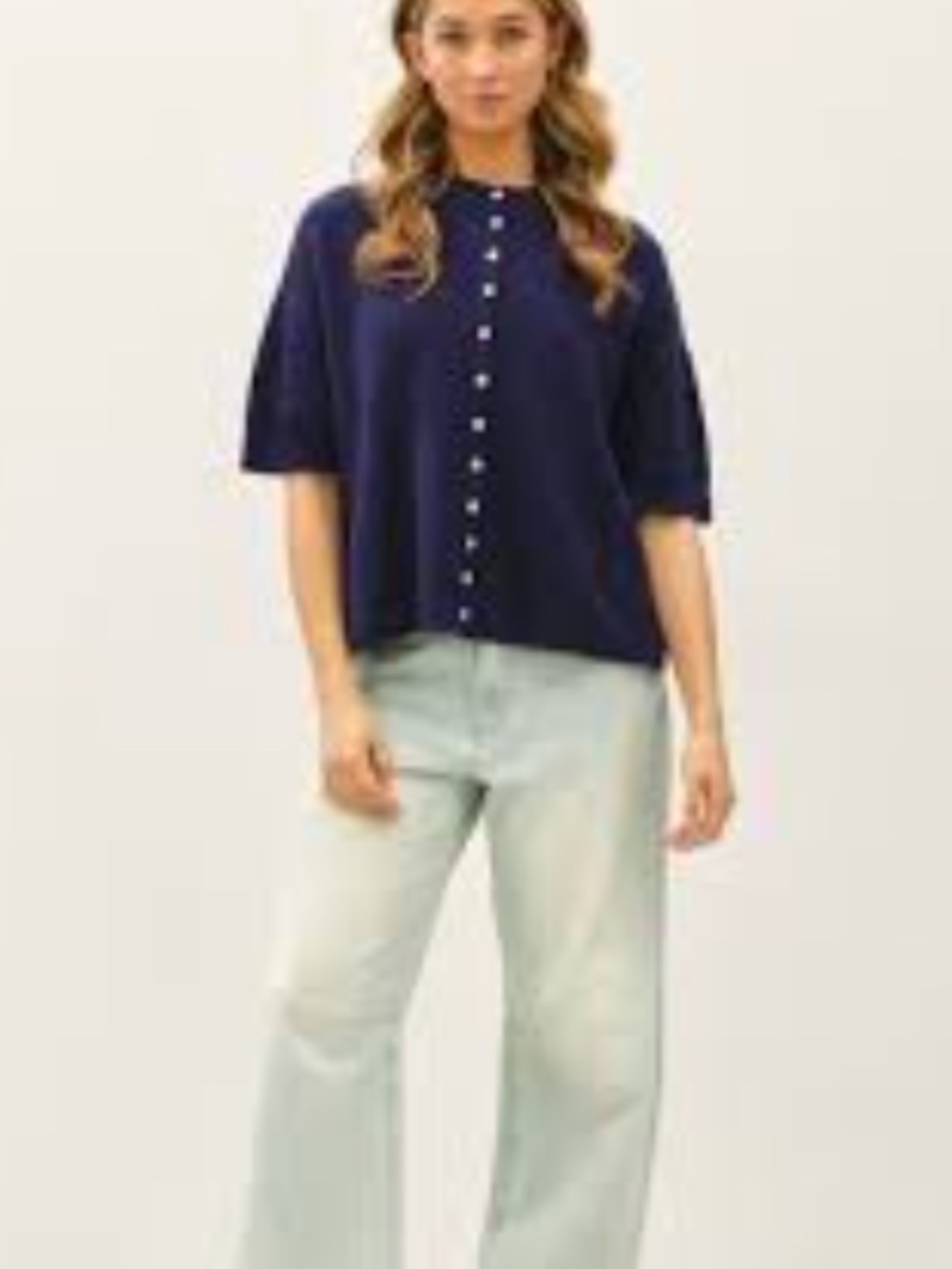 Things Between Short Sleeve Cardigan Top - Medium - Picture 2 of 4